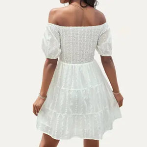 Dion Eyelet Mini Dress