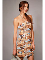 Polly Jaquard Tube Dress