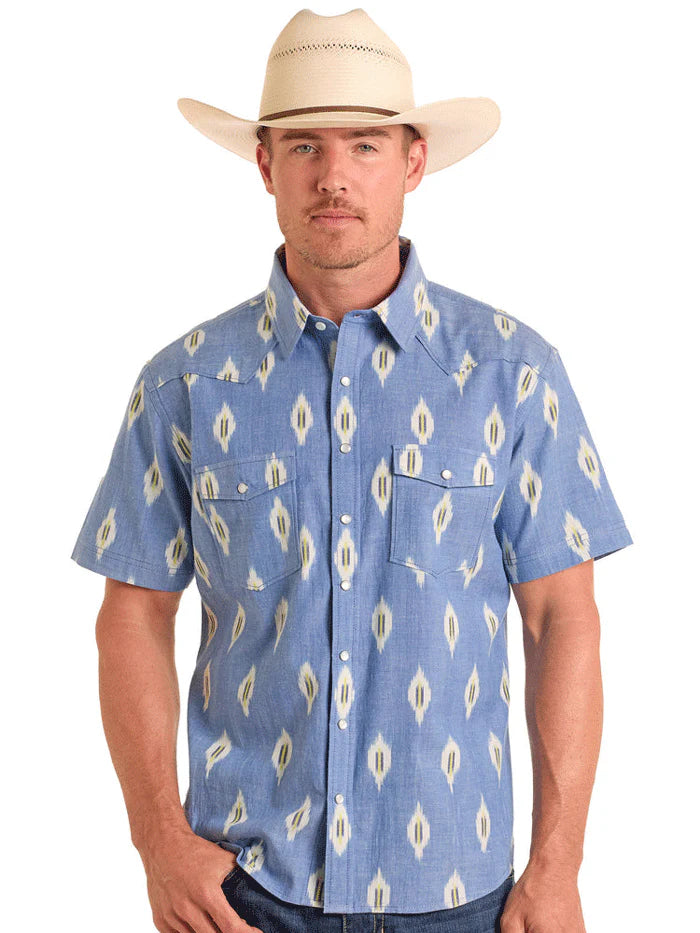 Exton Ikat Print SS shirt