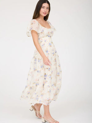 Lucia Floral Chiffon Dress