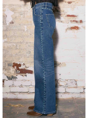 Odessa Turquoise Studded Jeans