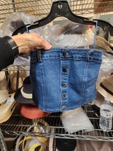 Amelia Denim Tube Top