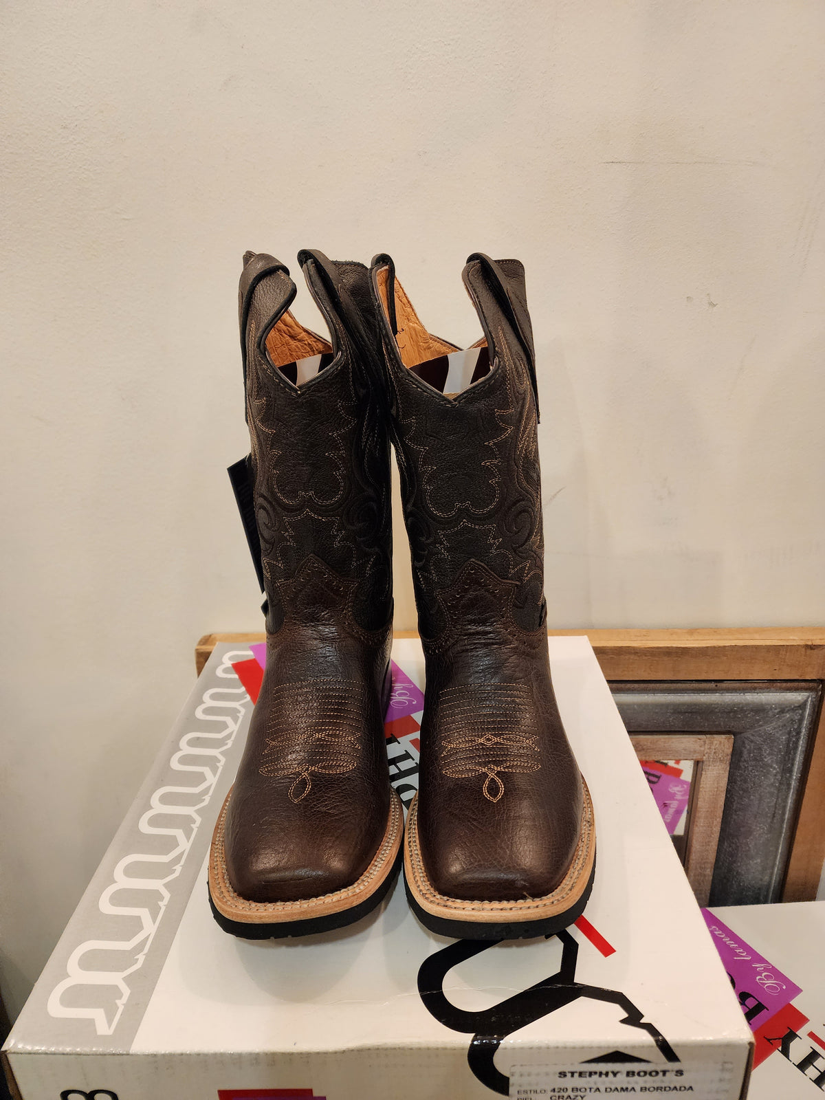 Chester Brown Cowboy Boots