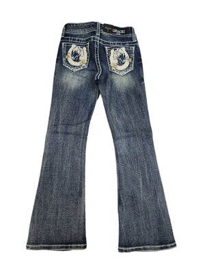 Londyn Horseshoe Cactus Girls Jeans