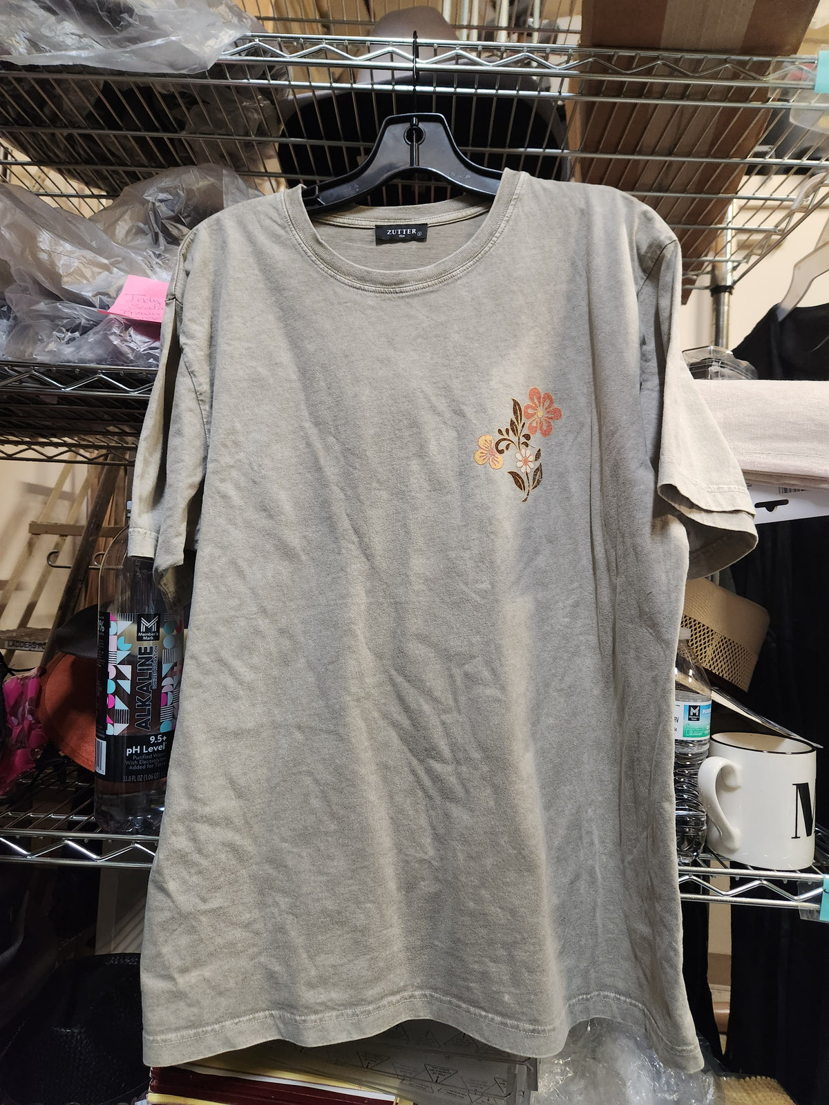 Flower Detail Boho Tee