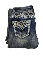 Tinlee Aztec Yoke Girls Jeans