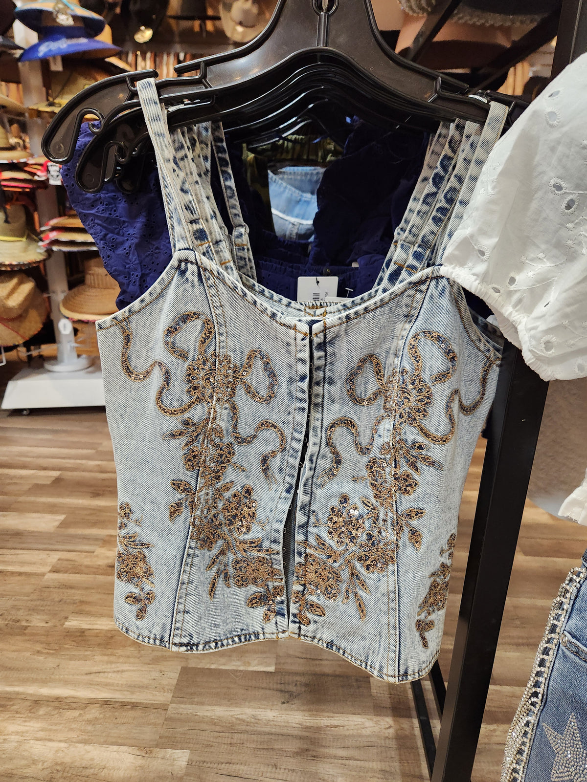 Clarissa Denim Top