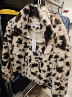 Velma Cow Print Bomber Jacket