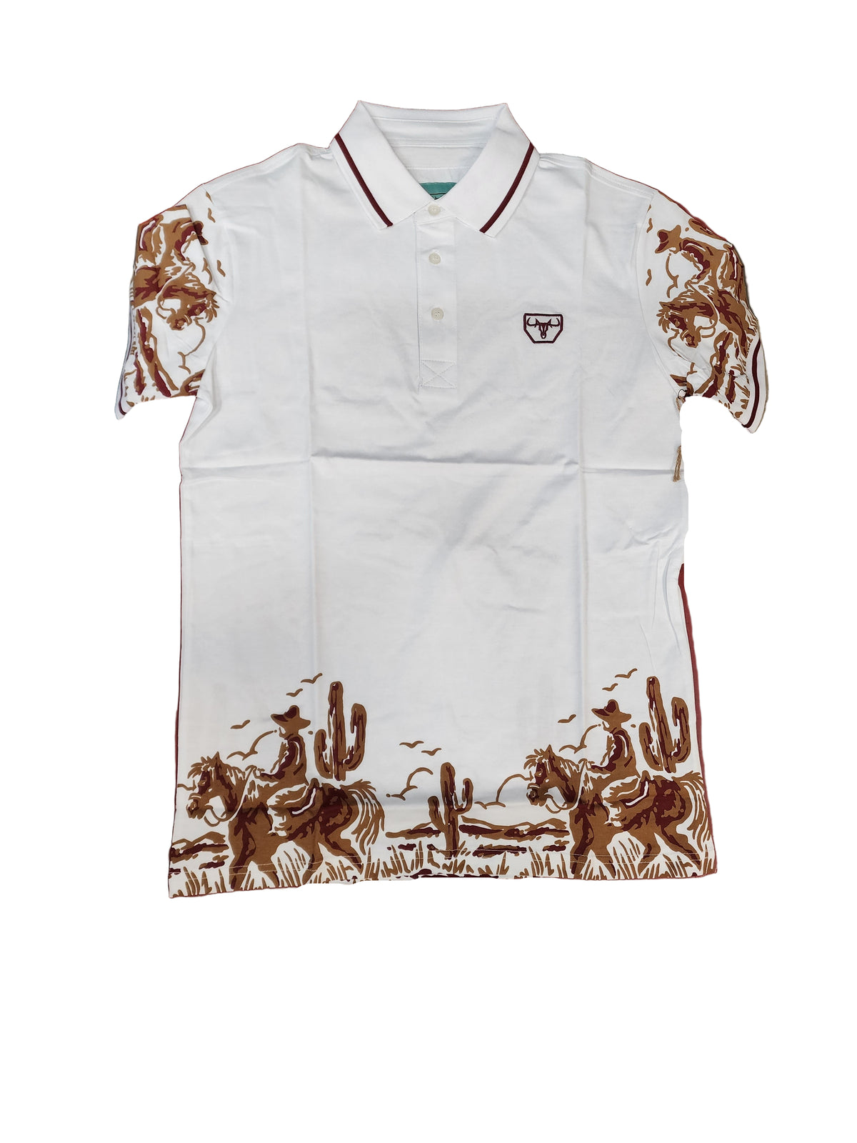 SONNI Western Polo Shirt