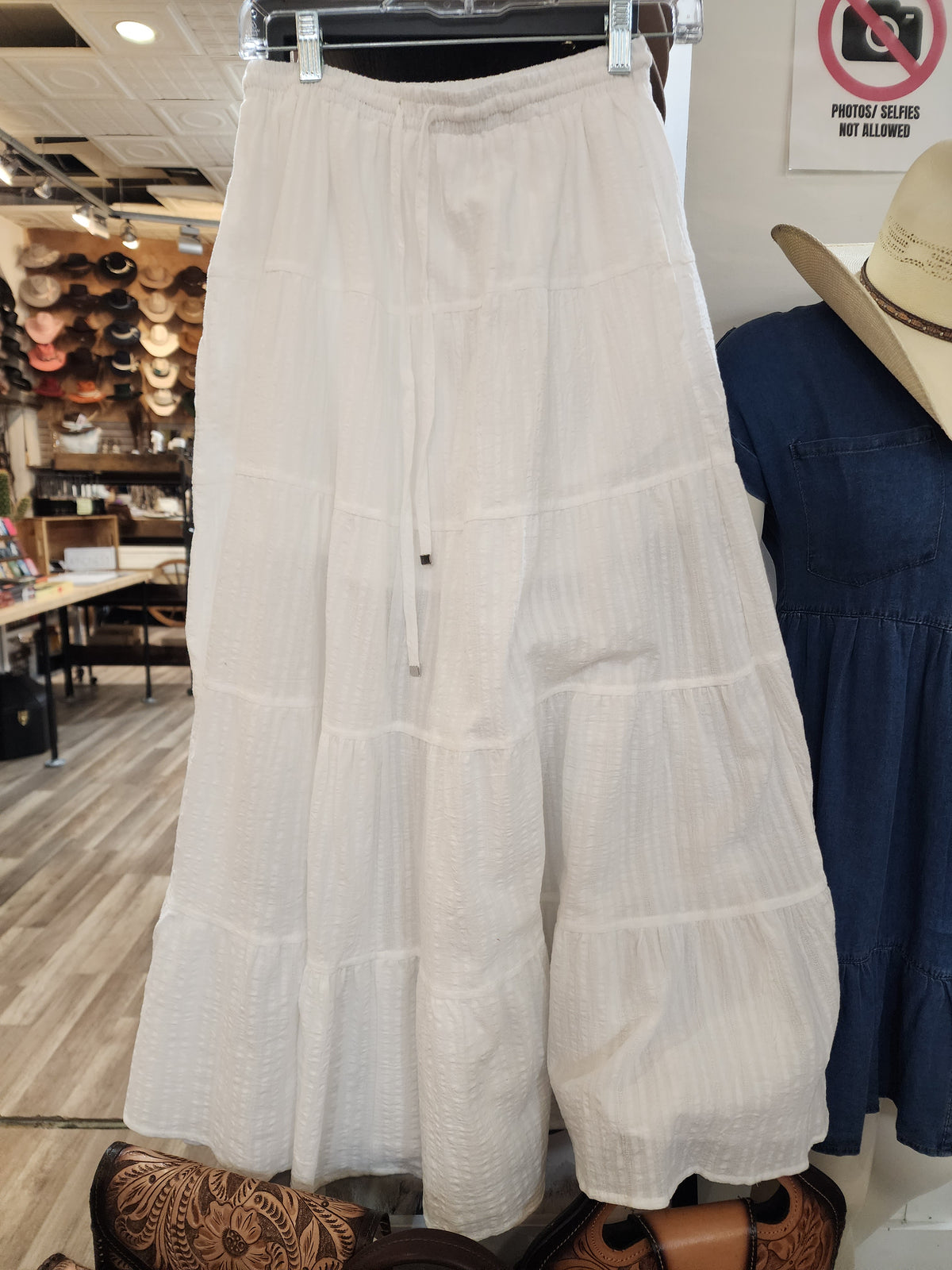 Josie White Maxi Skirt