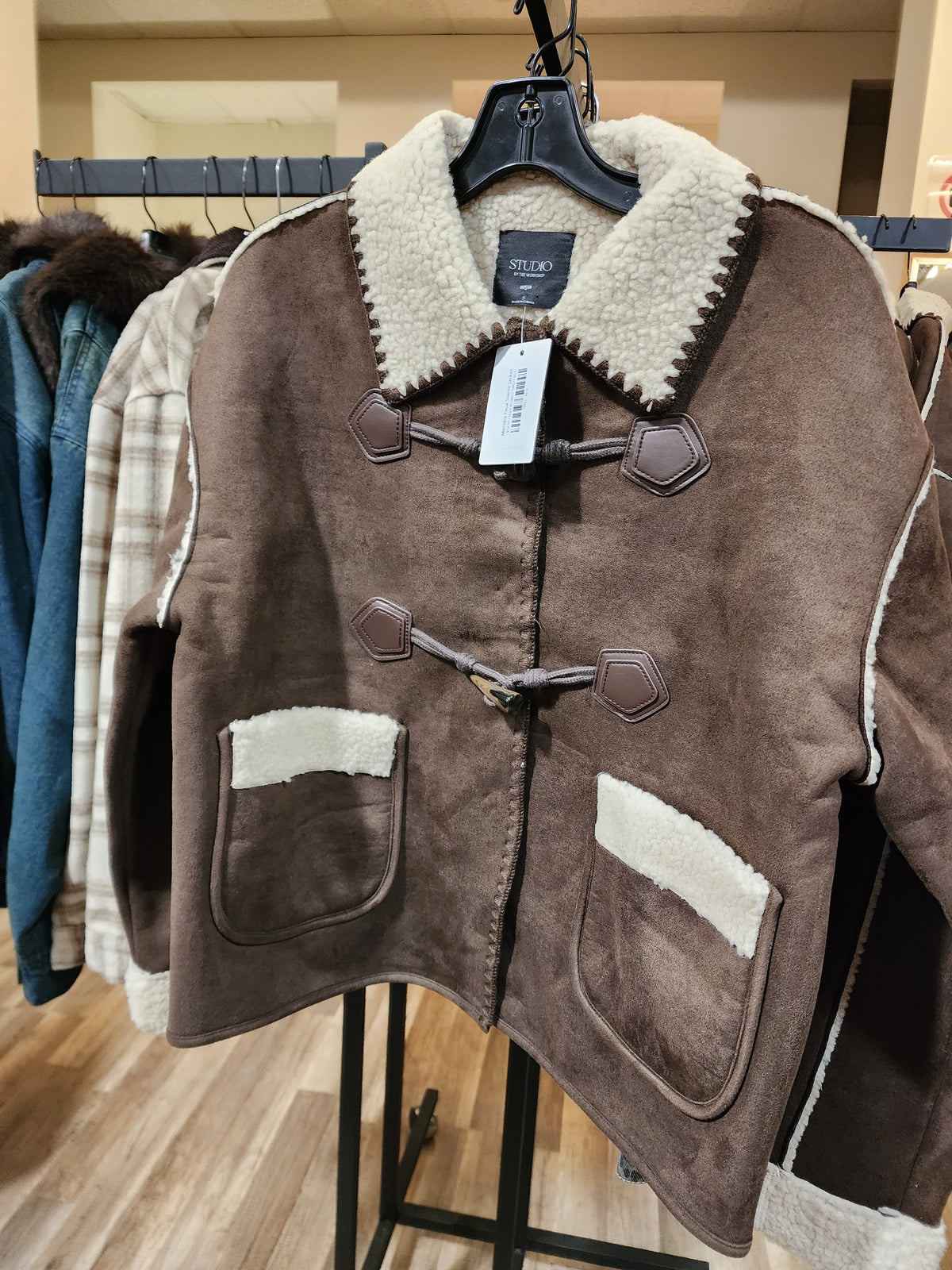 Meridia Faux Suede Jacket