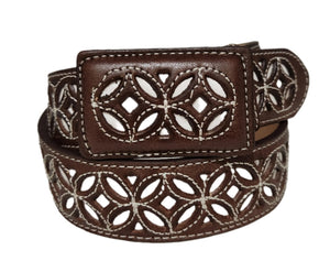 Jeffrey Diamond Laser Cut Belt