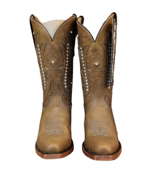 Alison Embroidery Detail Boots