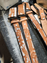 Soto Silver Stamped Belt