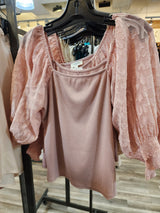 Brit Lace Sleeve Top
