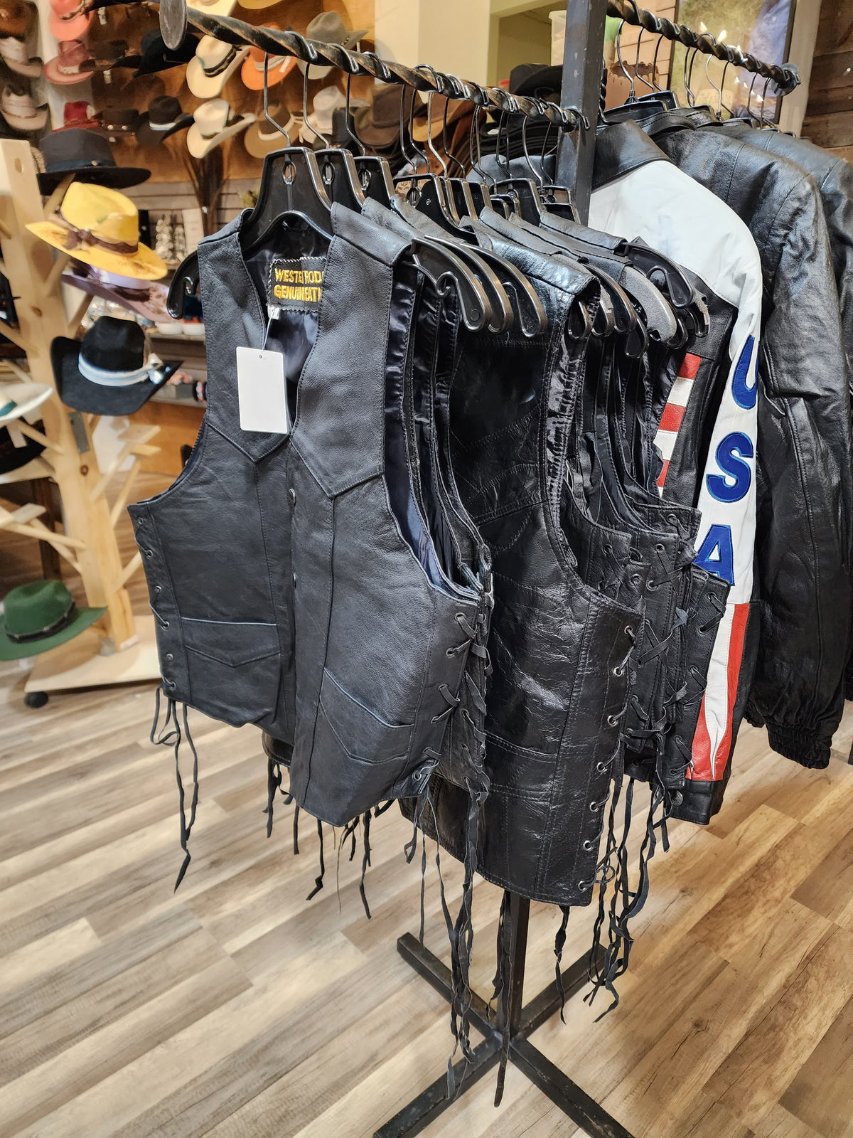 Gunsmoke Assorted Leather Fringe Vest