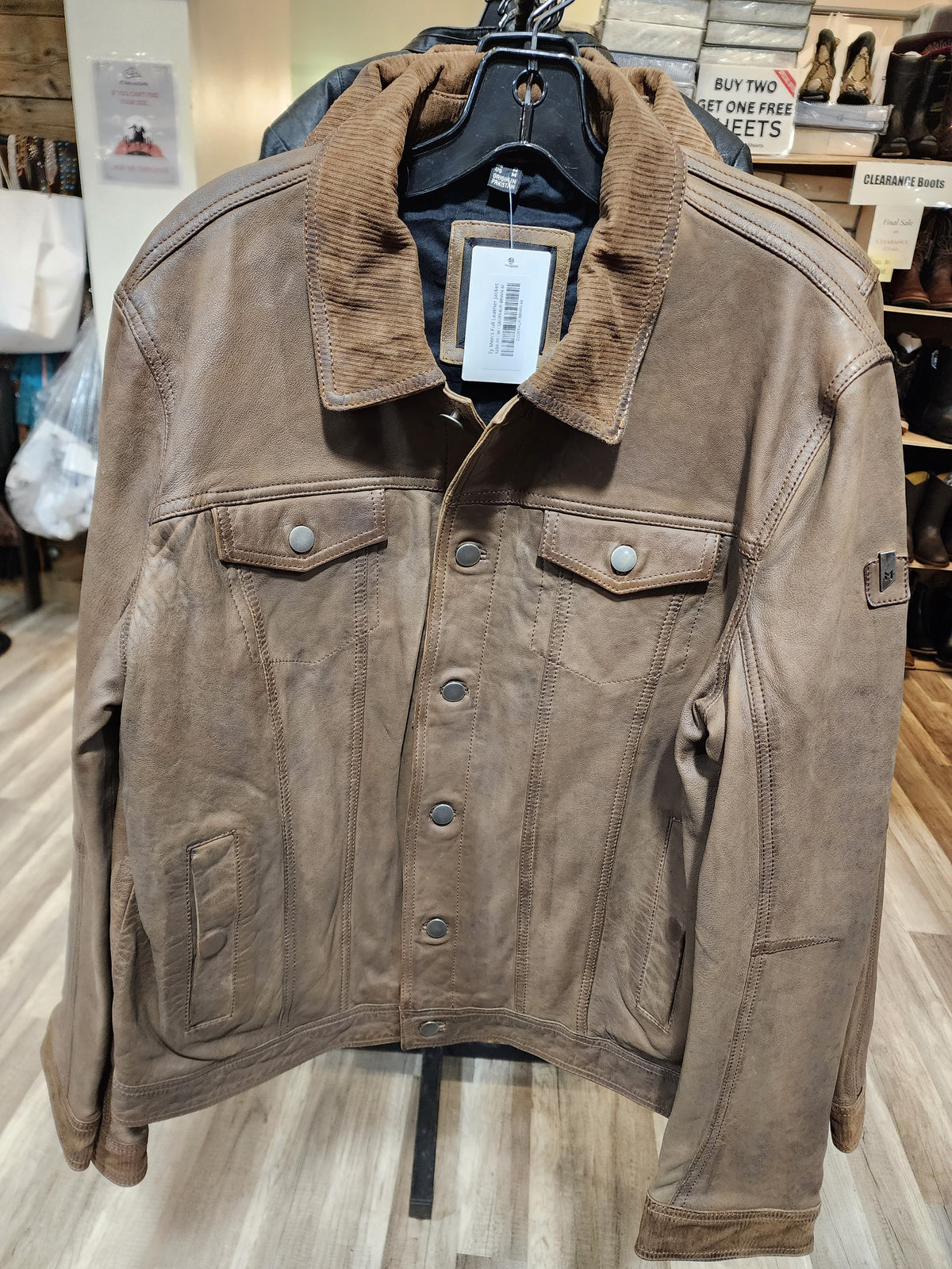 Ty Men's Full Leather Jacket