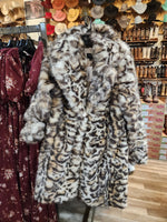 Samantha Leopard Long Coat