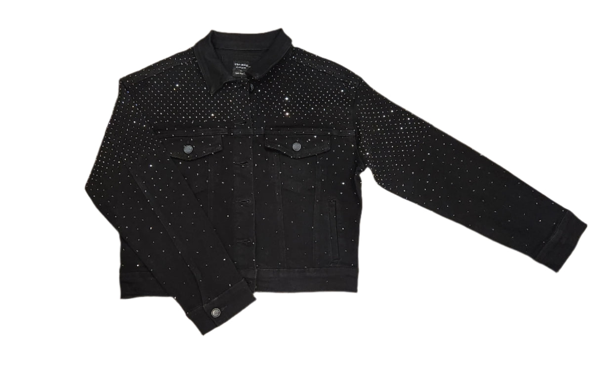 Charla Rhinestone Denim Jacket