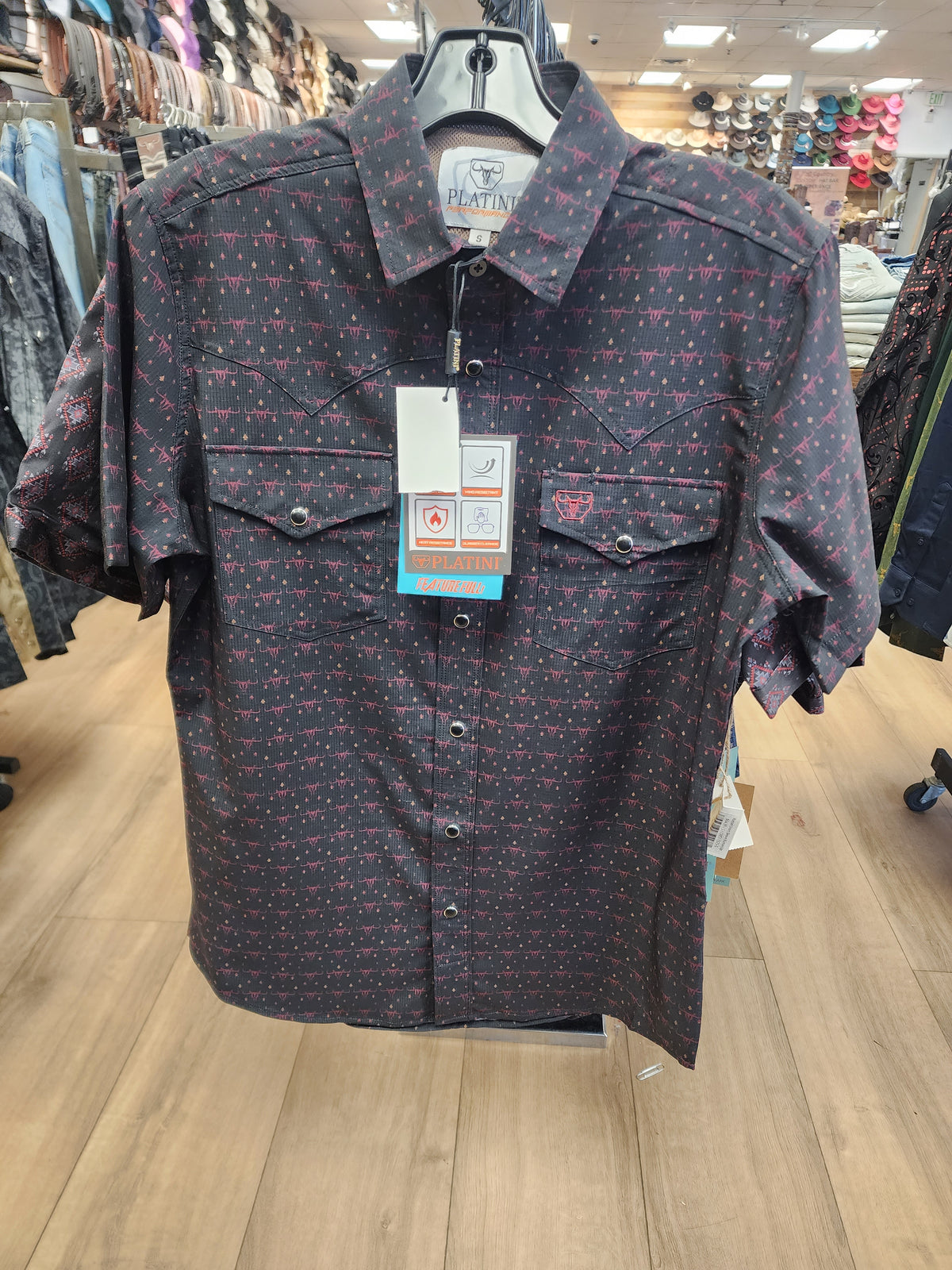 Tex Short Sleeve Button Up