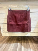 Linda Suede Mini Skirt