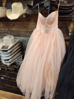 Glenda Corset Mesh Dress