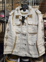 Andi SW Embroidery Detail Denim Jacket