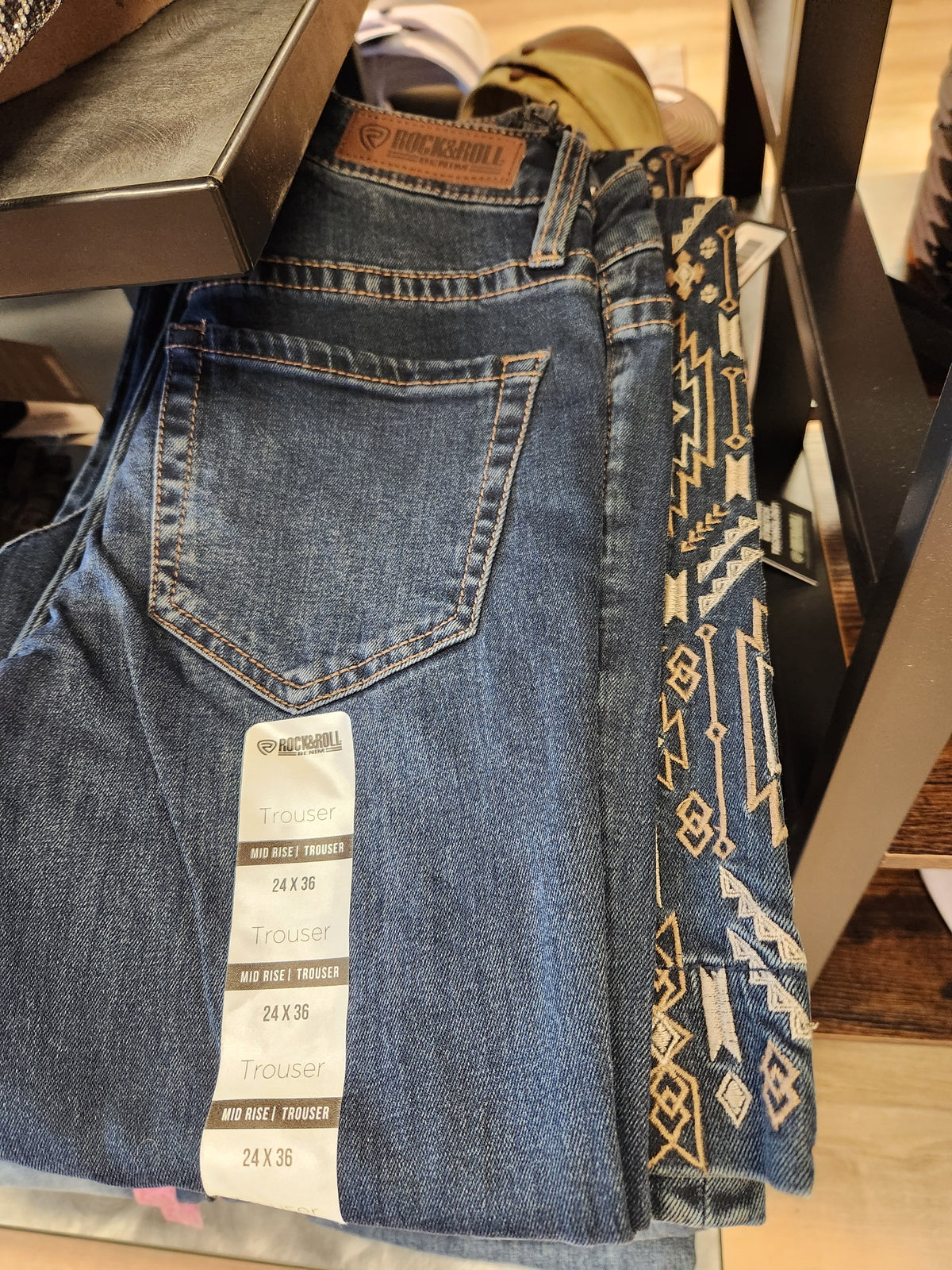 Wrenley RNR Side Embroidered Jeans
