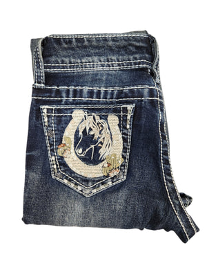Londyn Horseshoe Cactus Girls Jeans