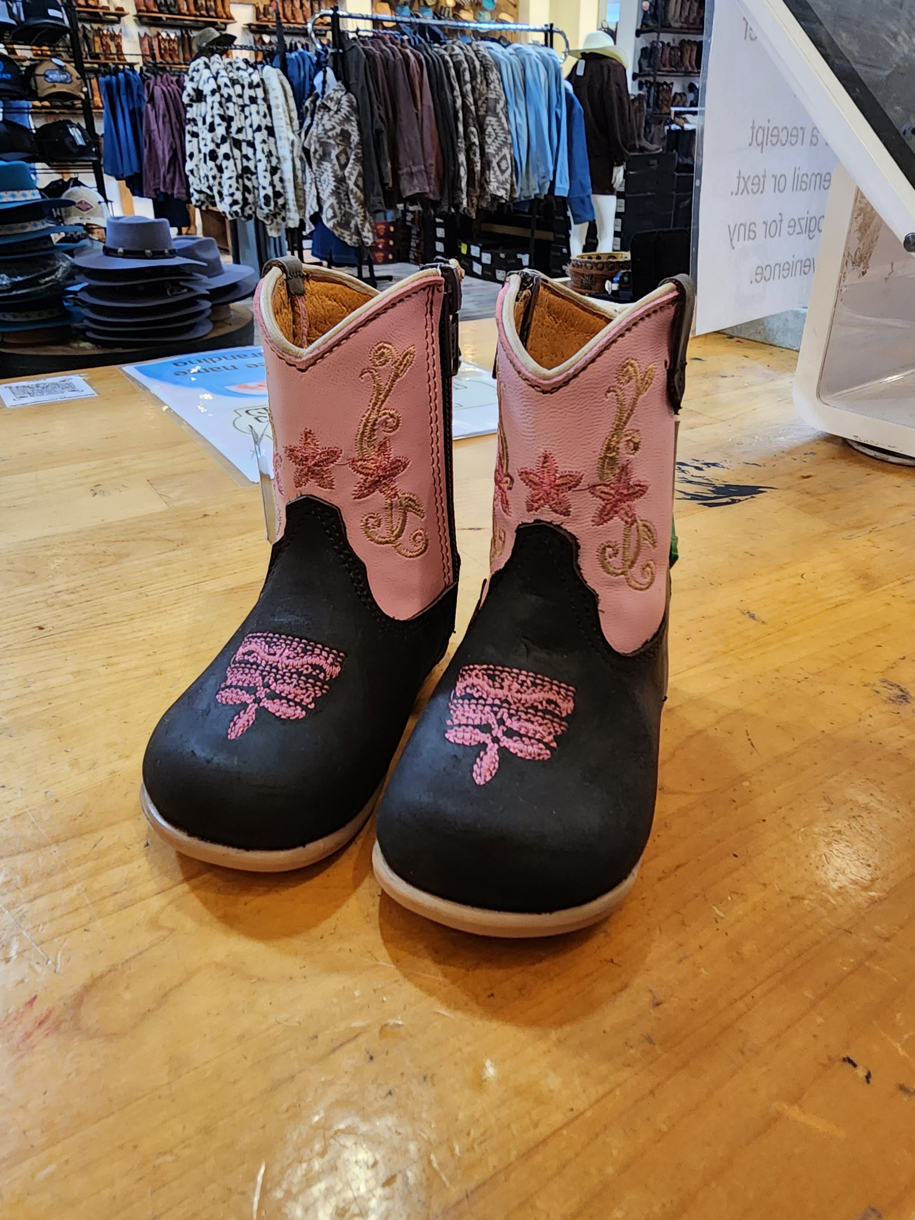 Cesilia Pink Baby Boots