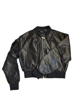 Julietta Faux Leather Bomber Jacket