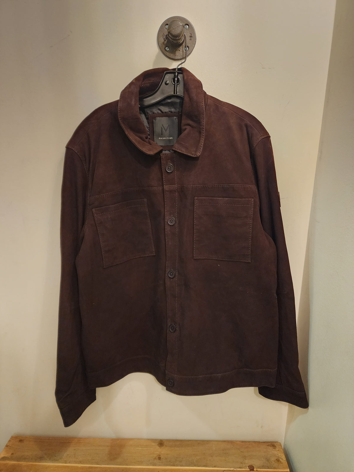 Stephen Suede-Like Shacket