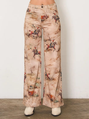 Sedona Western Print Jeans