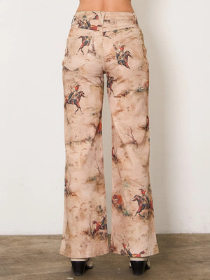 Sedona Western Print Jeans
