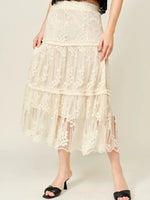 Haven Lace Tiered Skirt
