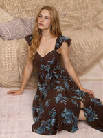 Skylar Floral Corset Midi Dress