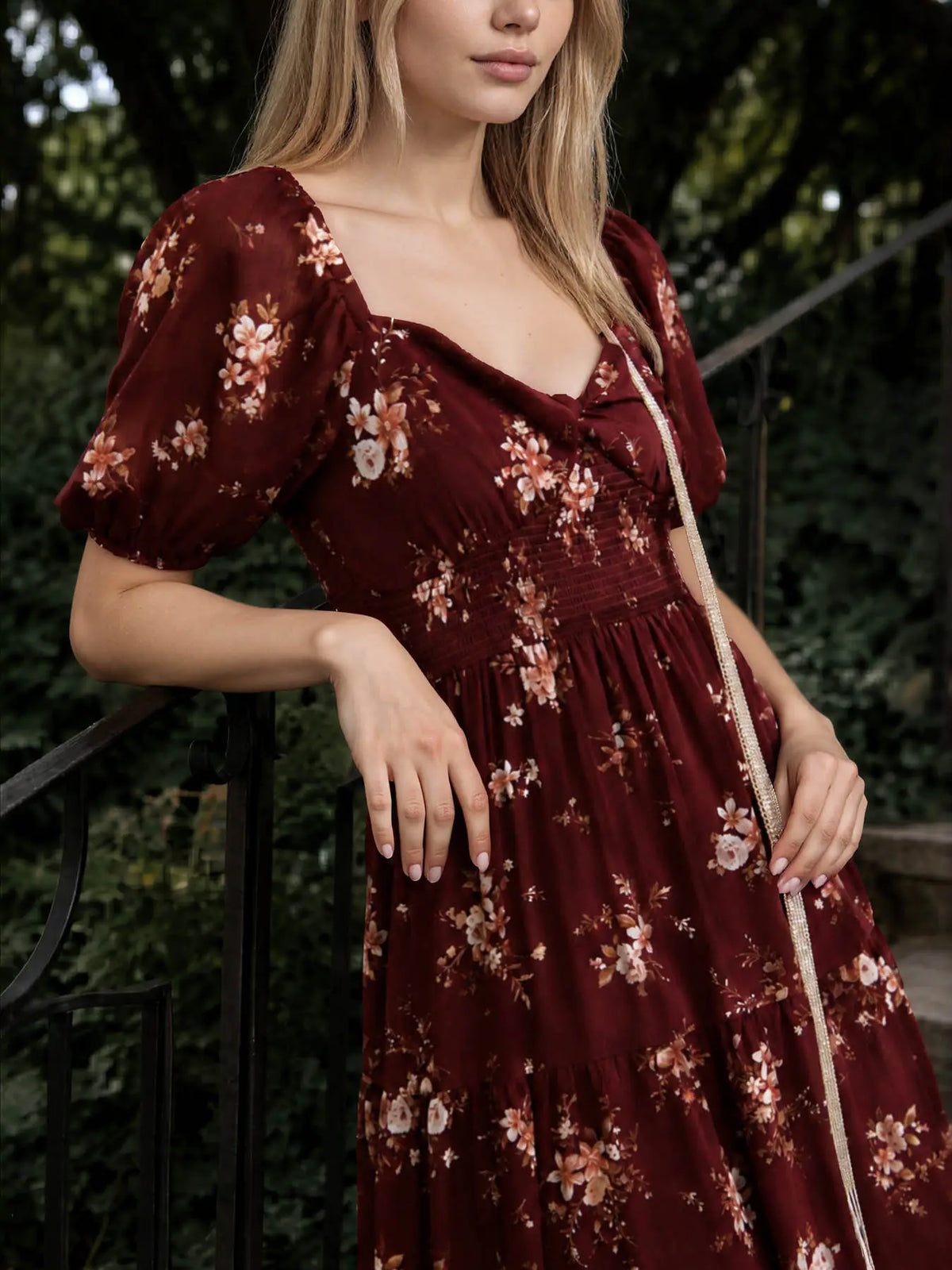 Wrenlee Floral Midi Dress