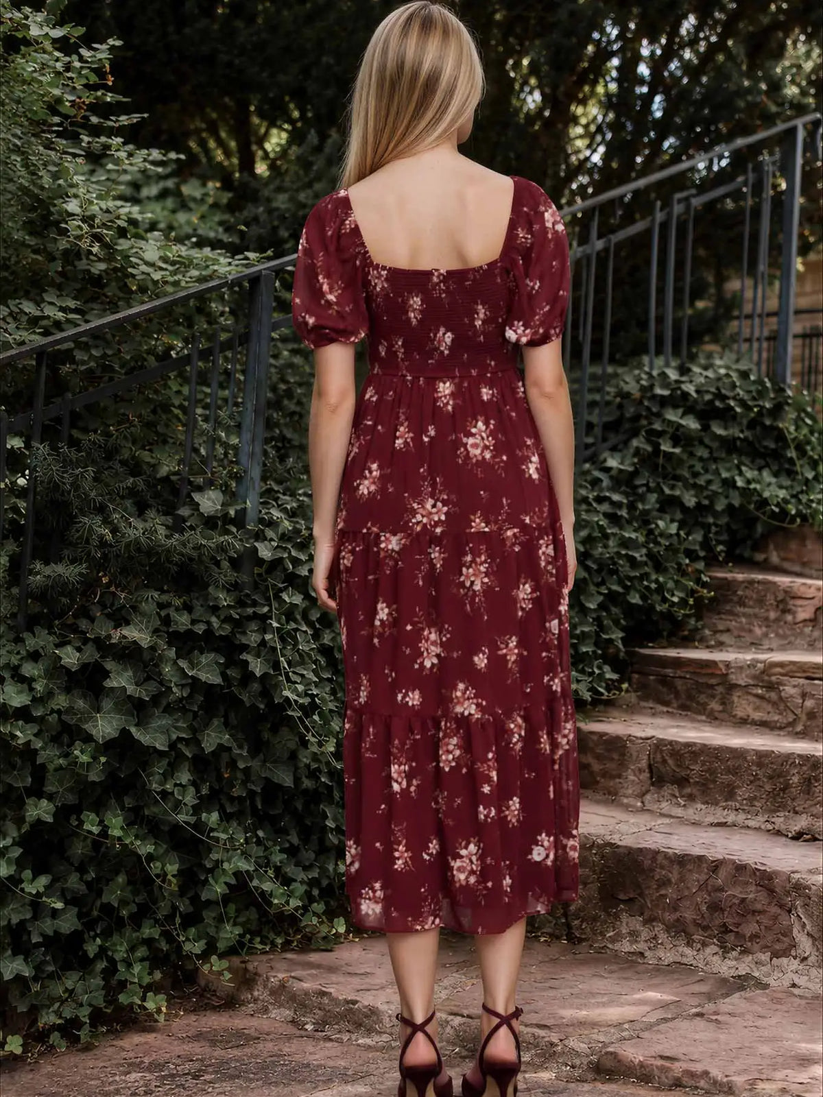 Wrenlee Floral Midi Dress