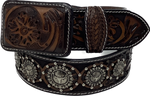 Averie Longhorn Concho Leather Belt