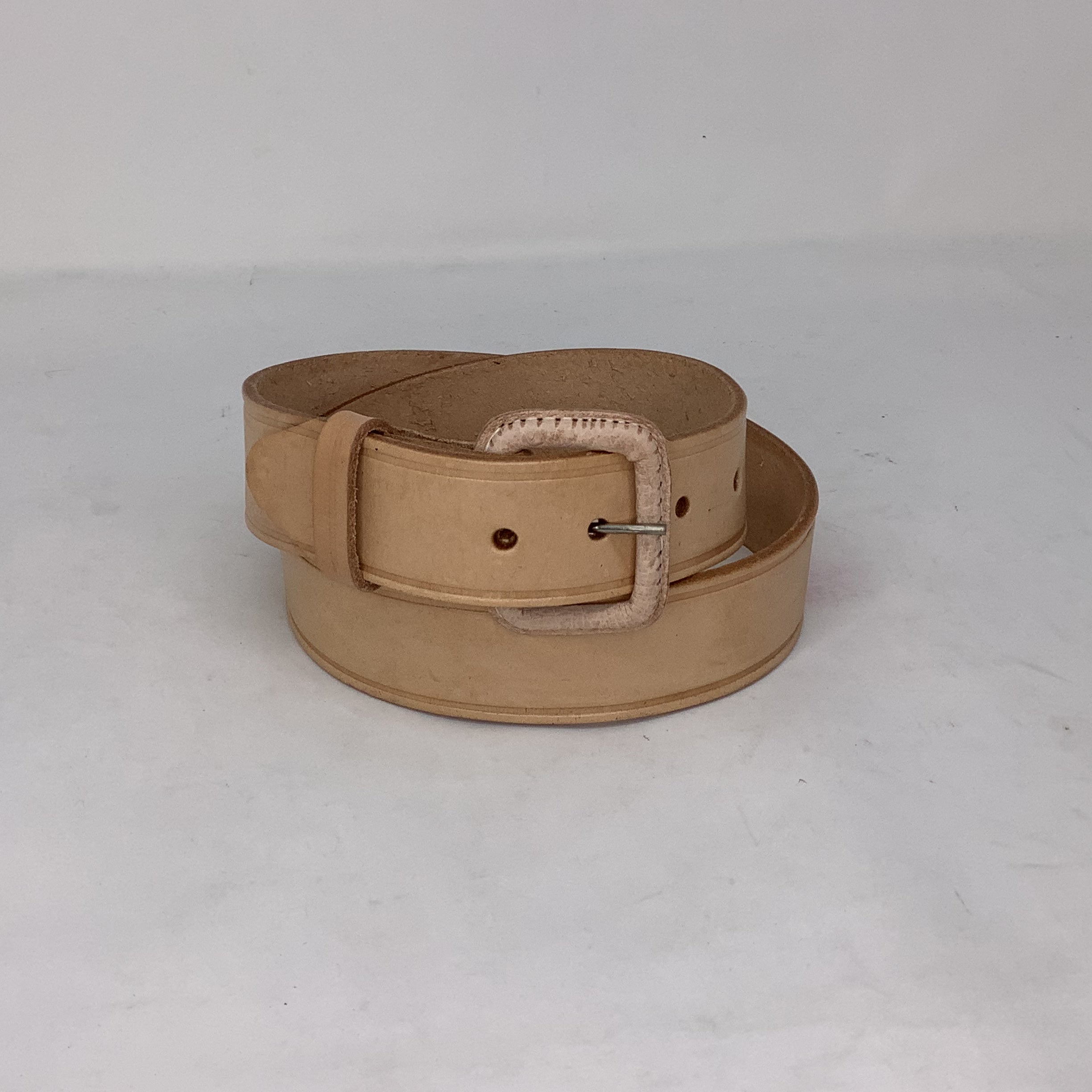 Chad Plain Leather Belt