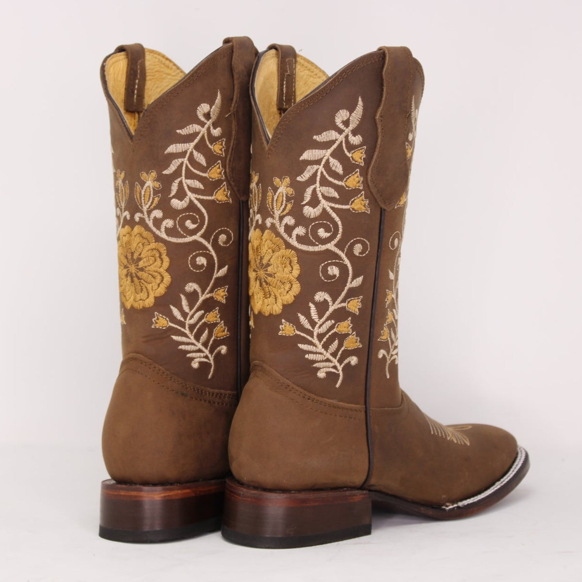 Katie Embroidery Cowgirl Boots (2 colors)