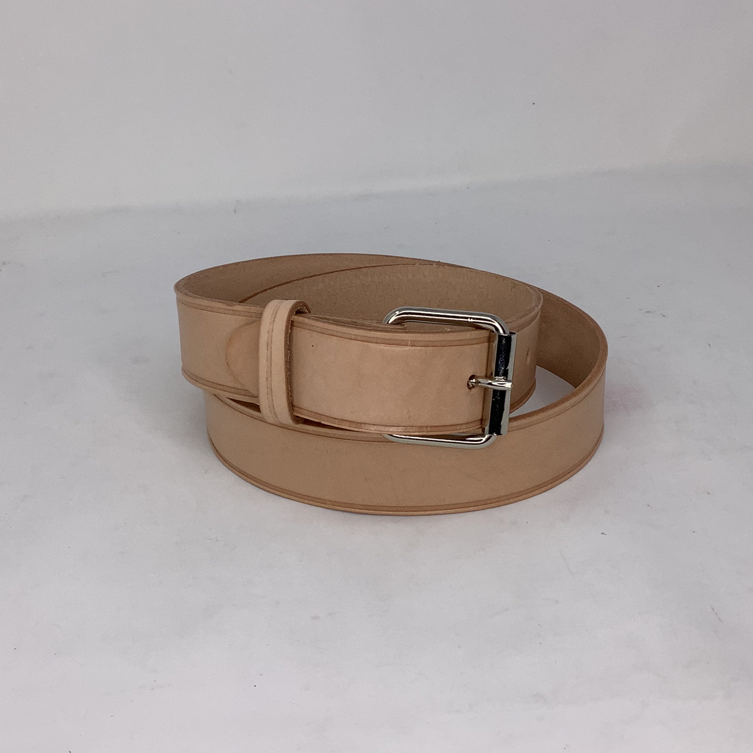 Chad Plain Leather Belt